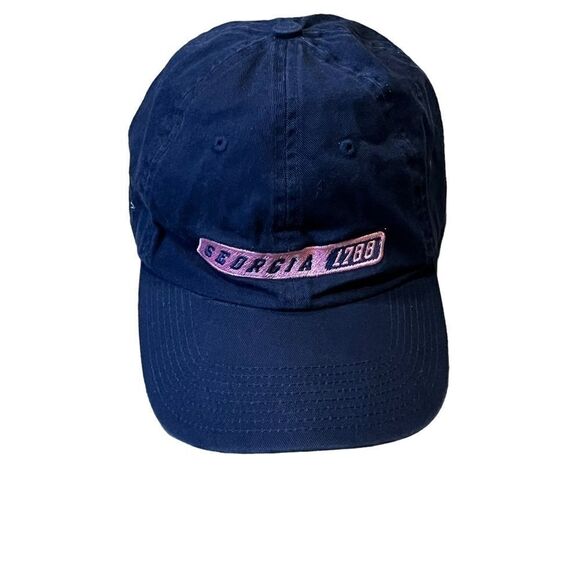 Perrin Women's Georgia 1788 Navy Blue & Pink Baseball Hat - Picture 1 of 10